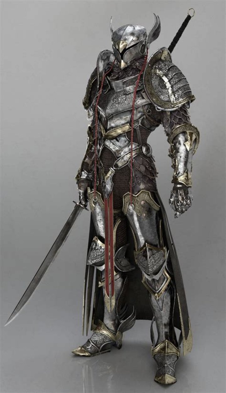 This strong body armour will protect you. You will be more resistant to your enemies attacks. A knight body armor