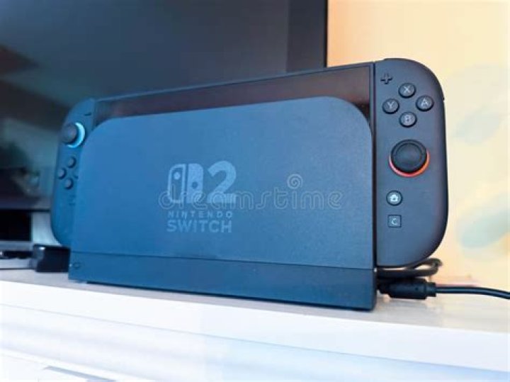 A switch console docked, with a protective fabric insert