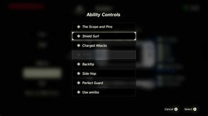Ability Controls Screenshot