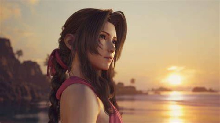 Aerith's green eyes in Remake