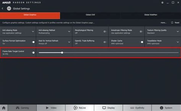 AMD Radeon Settings, custom resolution creation window