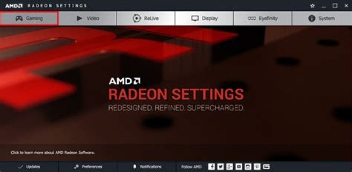 AMD Radeon Settings, Display tab