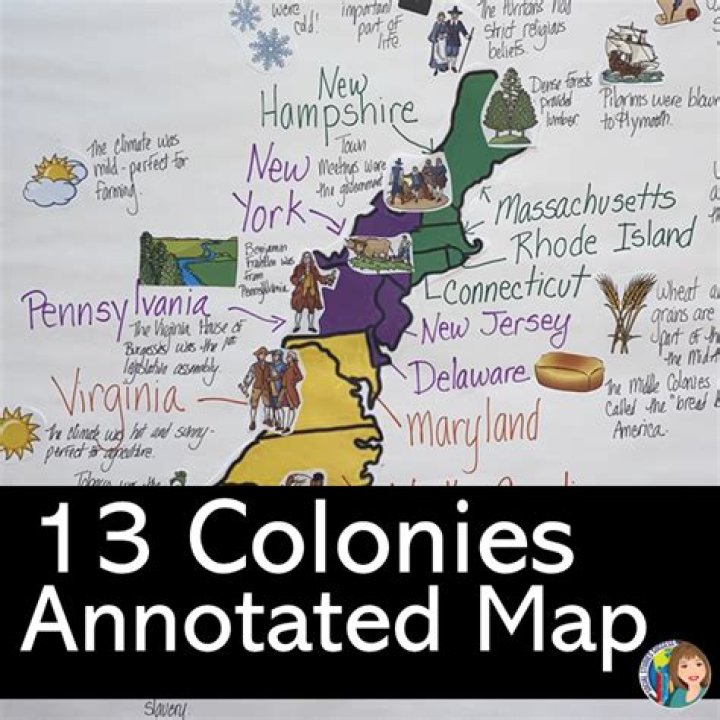 Annotated map