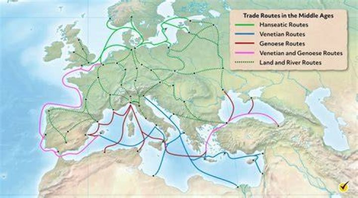 Available trade routes in Civilization V