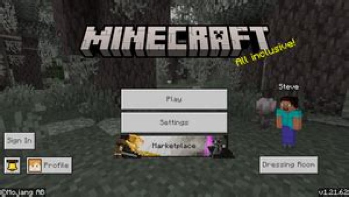 Bedrock Edition Title Screen