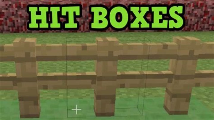 Block and fence post hitbox