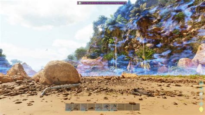Breaking stone pipes in ARK: Survival Evolved