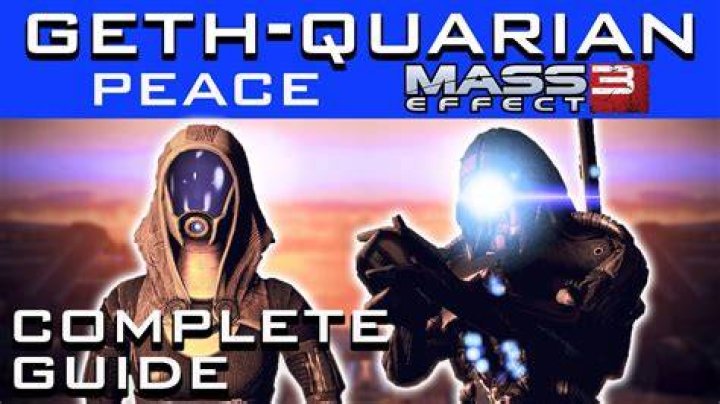 Brokering peace between quarian and geth options don't appear