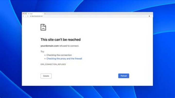 Chrome error: This site can't be reached. 192.x.x.x refused to connect