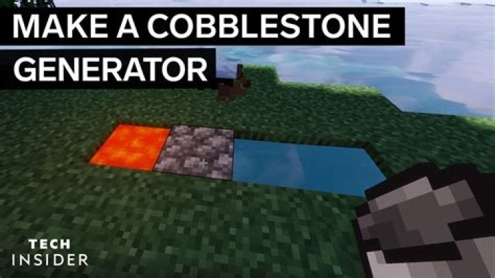Cobblestone generator