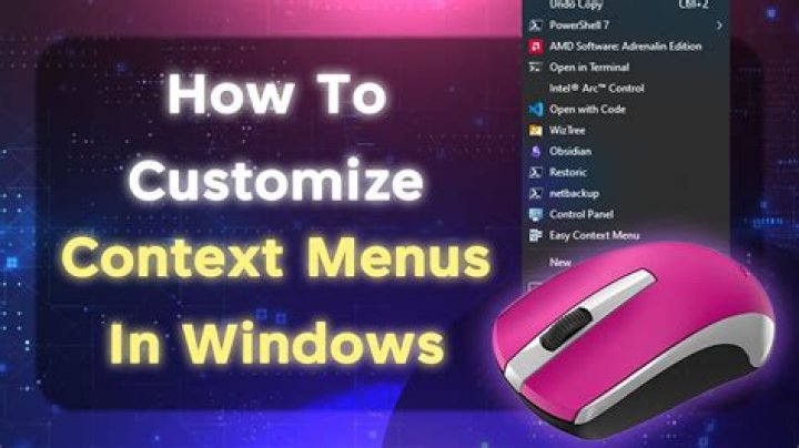 context menu with the AMD Radeon Settings