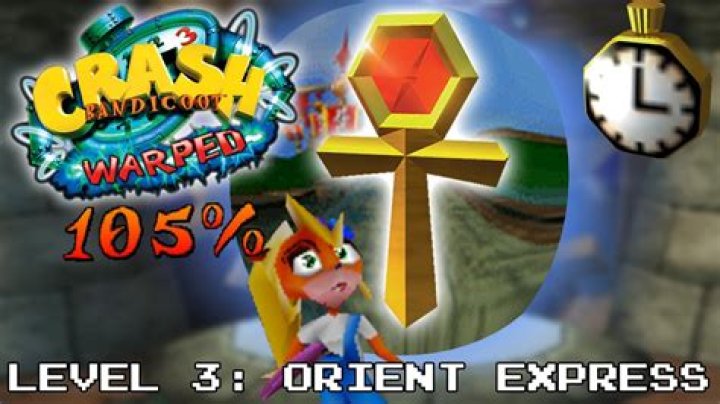 Crash Bandicoot 3: Warped level selection menu