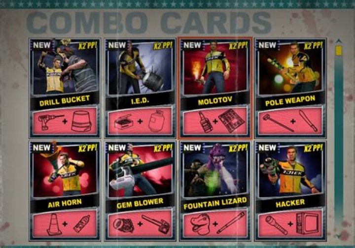 Do any of the Dead Rising 2 books help combo weapons?