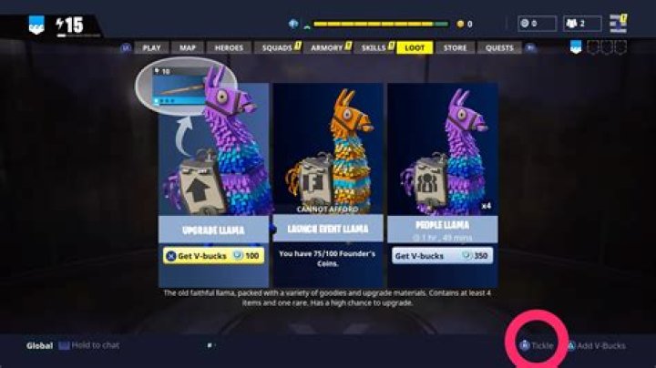 Does anything come of tickling the llamas?