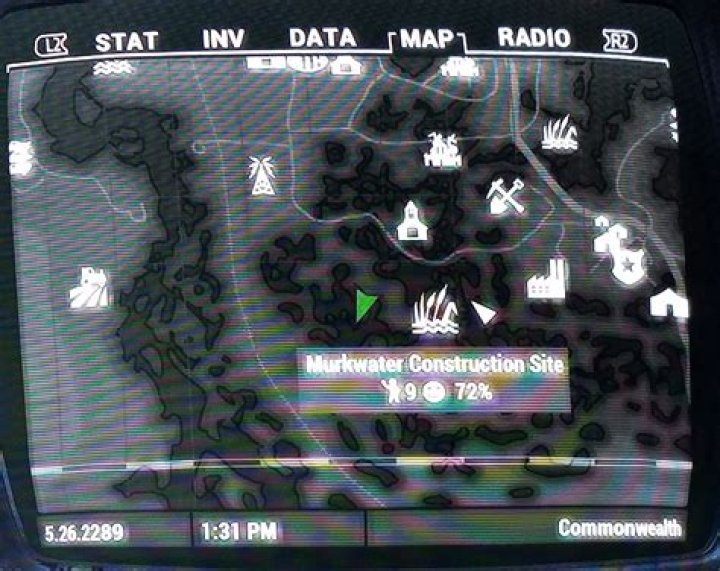 Does the power armor near Murkwater Construction Site spawn as X-01 at high levels?
