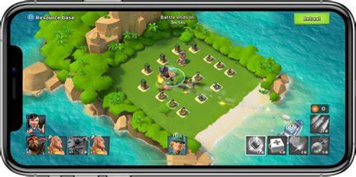 Does victory point determine resource base opponents in Boom Beach?