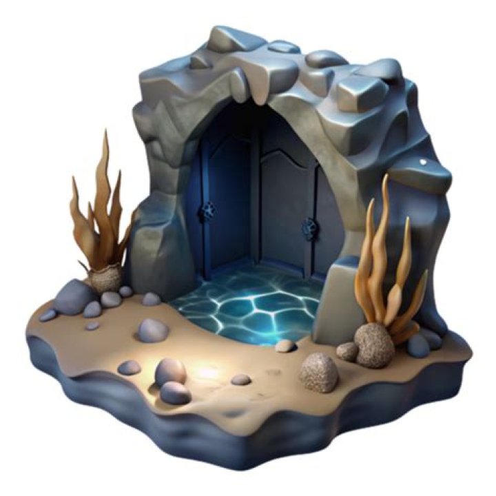 Double doors, underwater