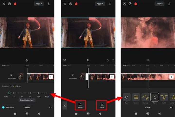 Edit speed setting
