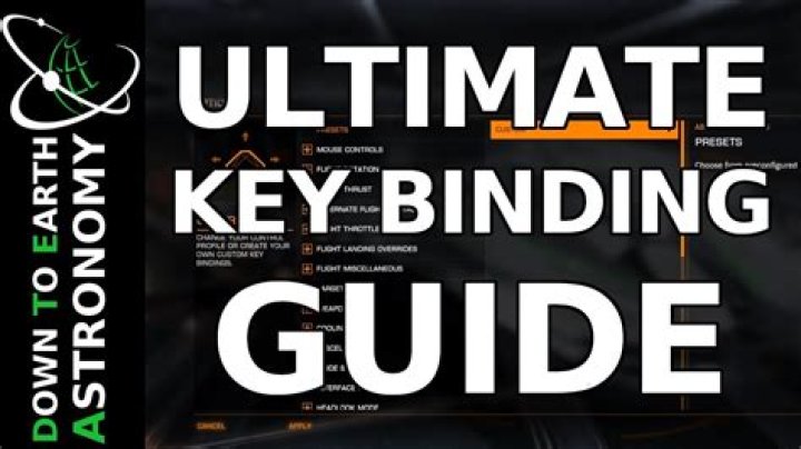 Elite Dangerous key bindings for Oculus Touch