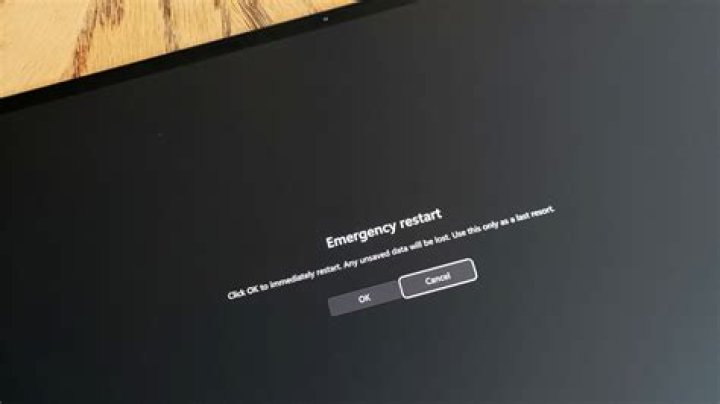 emergency recovery screen