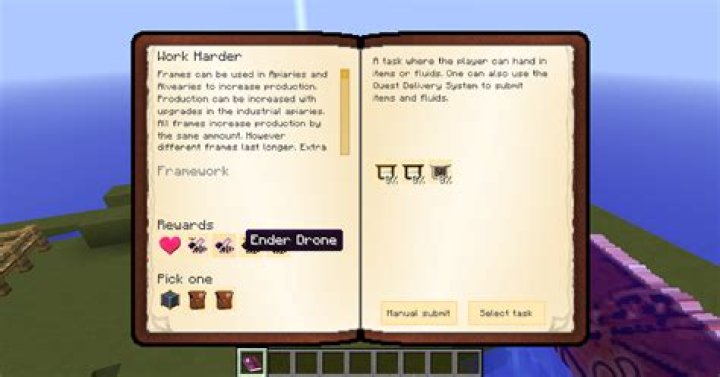 Ender bees as a reward.