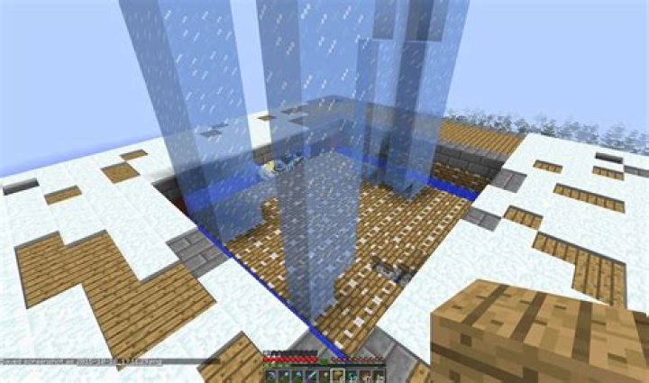 Etho Style Ice Farm only producing ice on some of the water blocks at height level 124