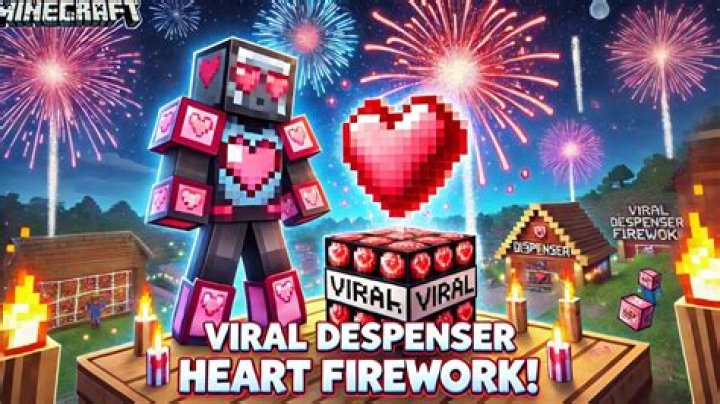 Firework in dispenser