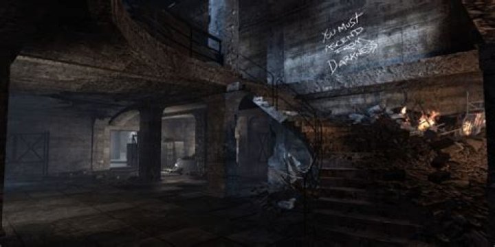 half-block and stair prison screenshot