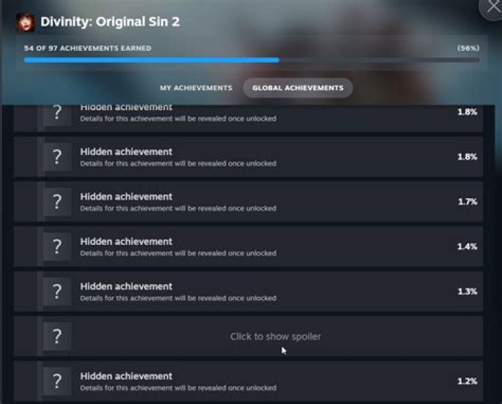 Hidden Achievements