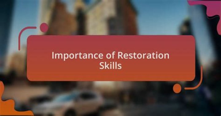 Home base restoration