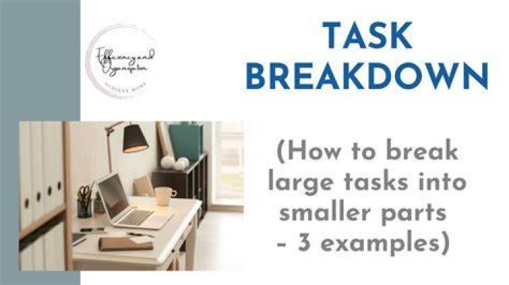 How can I break items down into their components