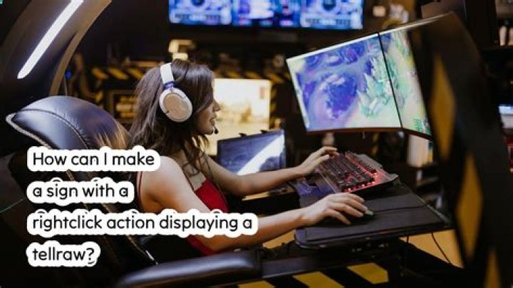 How can I make a sign with a rightclick action displaying a tellraw? [duplicate]