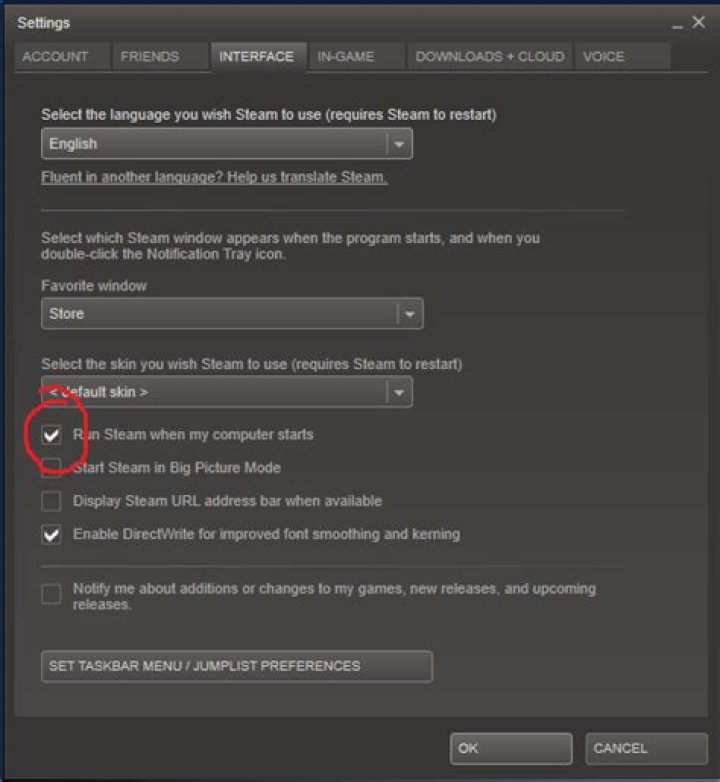 How can I stop Steam from loading when I start my computer?