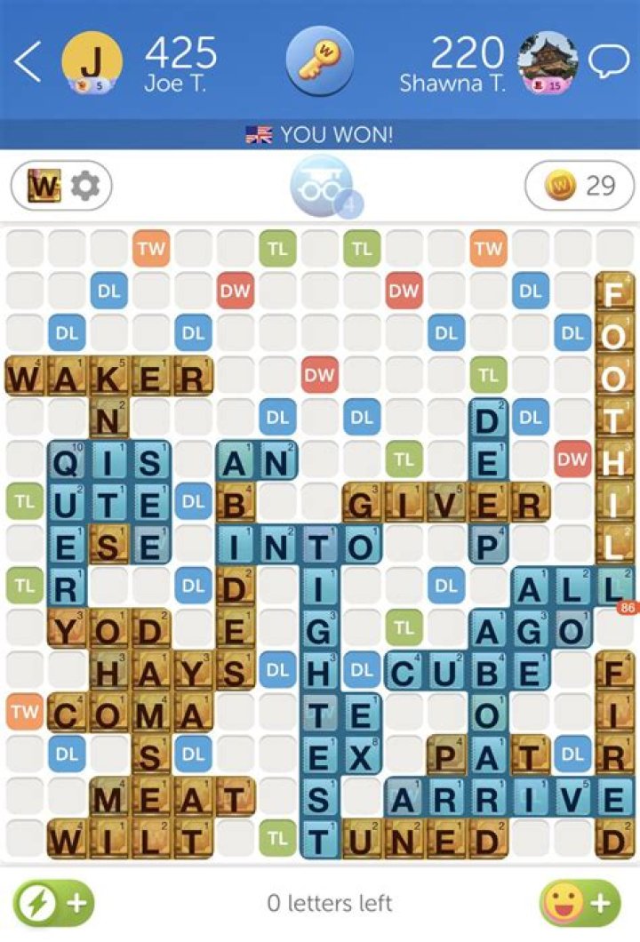 How can I unstick a game of Words With Friends?