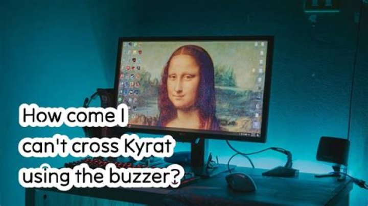 How come I can't cross Kyrat using the buzzer?