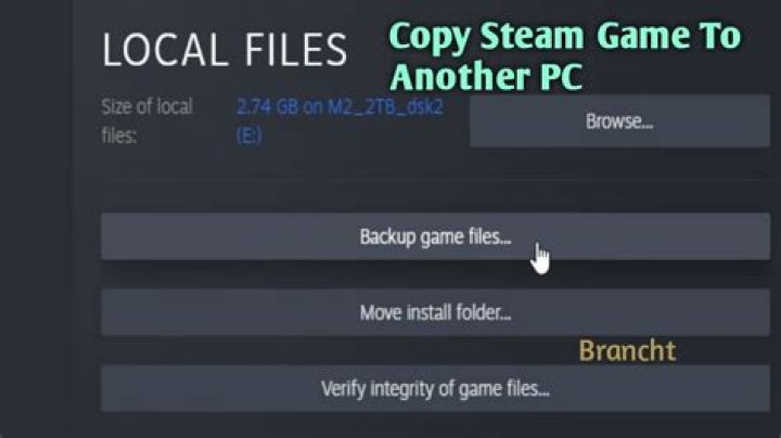 How do I copy Steam game files from another PC while the game's still downloading?