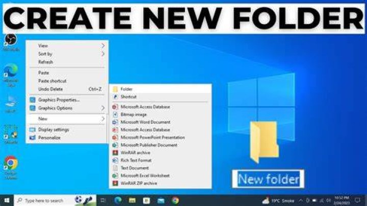 How do I create folders?