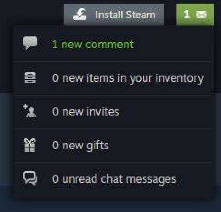 How do I deal with Steam's phantom comment notification?