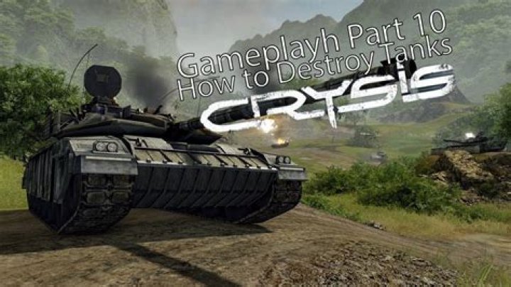 How do I destroy tanks in Crysis?