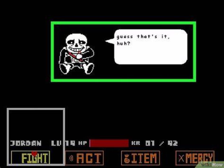 How do I fight Sans in Undertale?