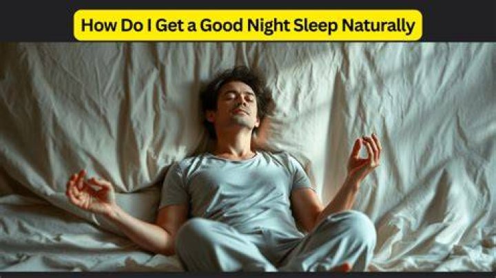 How do I get a good night's sleep?