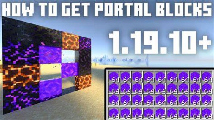 How do I get portal blocks?