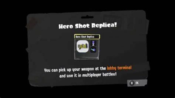 How do I get the gold hero shot replica in Splatoon