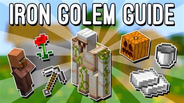 How do I give stuff to an iron golem?