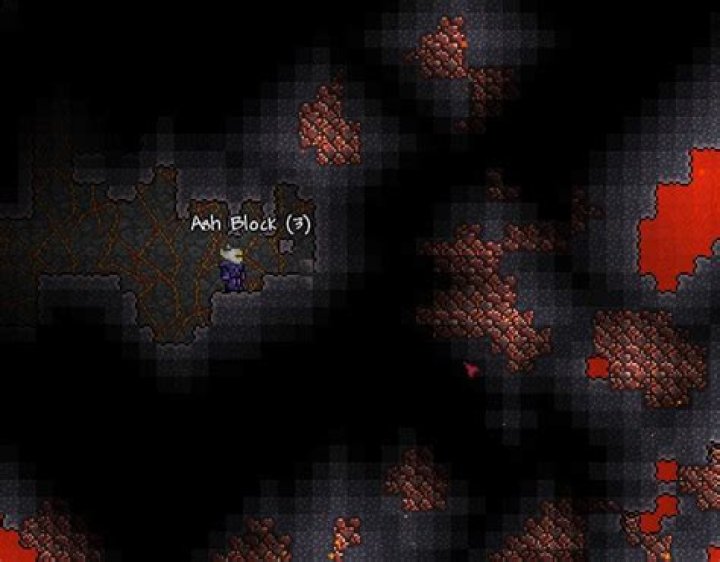 How do I mine safely in the underworld without Ash falling on me?