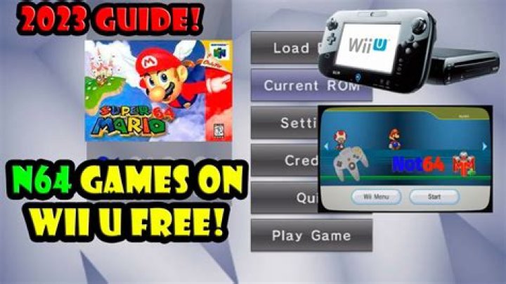 How do I play N64 virtual console games in widescreen on Wii U?