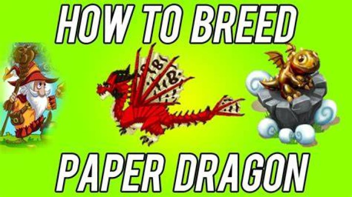 How do you breed a Paper Dragon in Dragonvale?