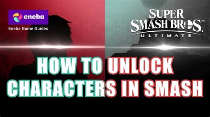 How do you unlock all of the characters in SSB4?