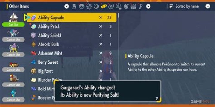 How does an Ability Capsule interact with Hidden Abilities?