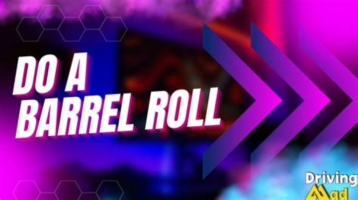 How exactly do I do a barrel roll?